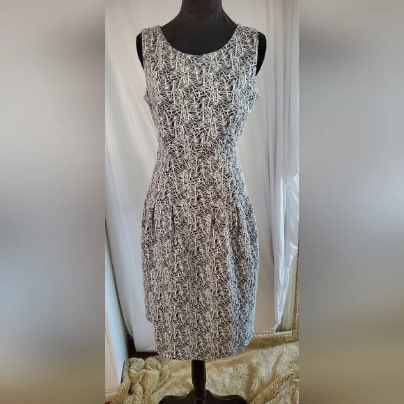 Enfocus Studio Dresses | Enfocus Studio Black And White Halter Cocktail Dress | Color: Black/White | Size: 14 | Soniasta's Closet